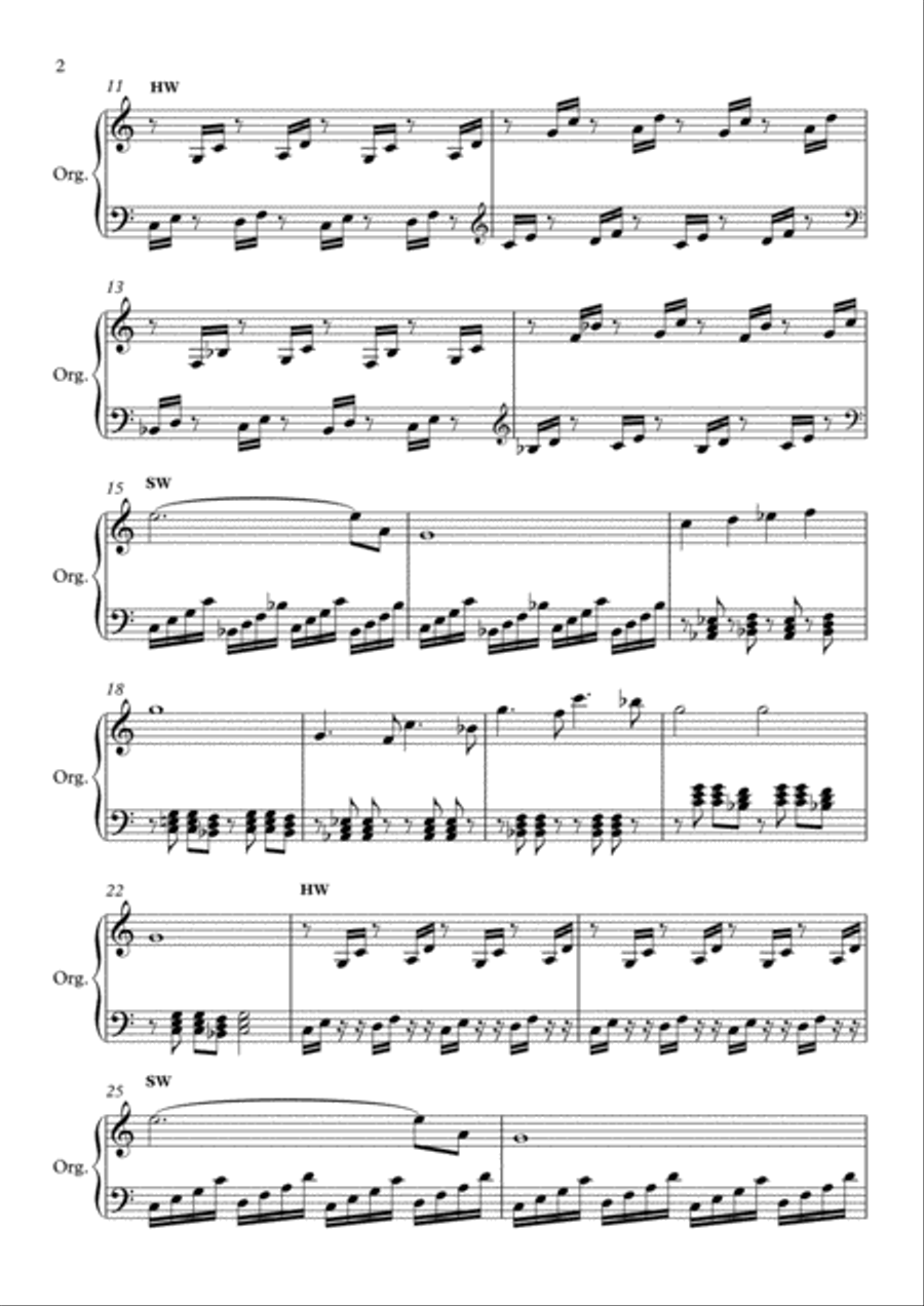 Toccata in C Organ Solo scores gallery preview page 2