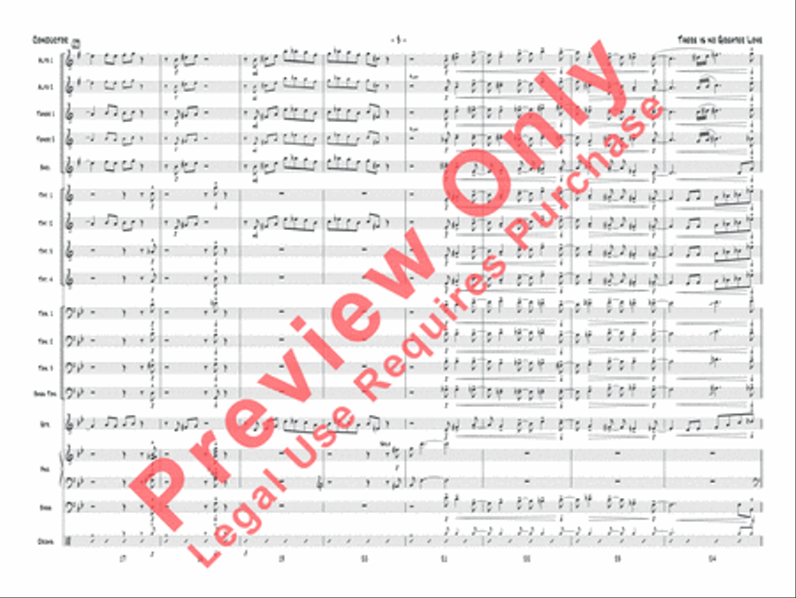 There Is No Greater Love There Is No Greater Love Jazz Ensemble scores gallery preview page 4