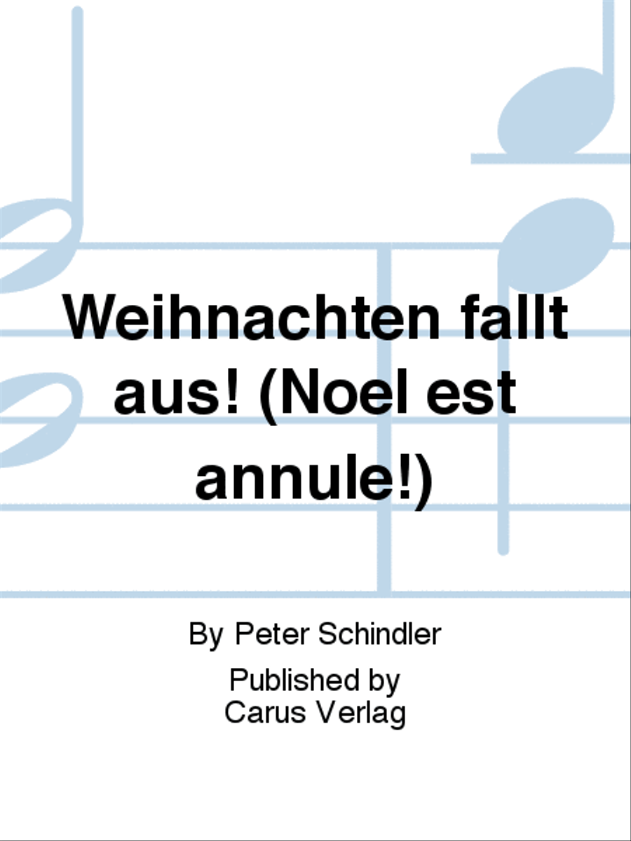 Weihnachten fallt aus! (Noel est annule!) 2-Part scores gallery preview page 1