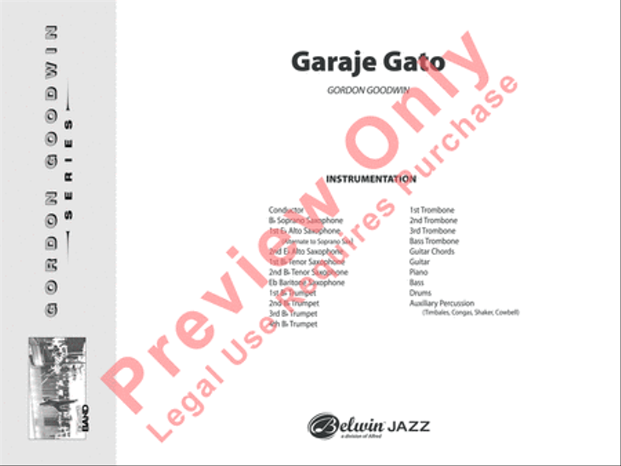 Garaje Gato Jazz Ensemble scores gallery preview page 2