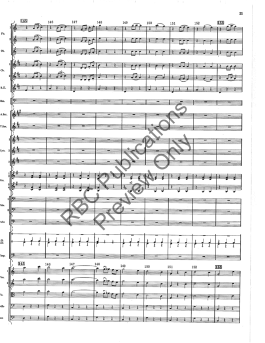 Italian Folk Fantasy Italian Folk Fantasy Full Orchestra scores gallery preview page 21