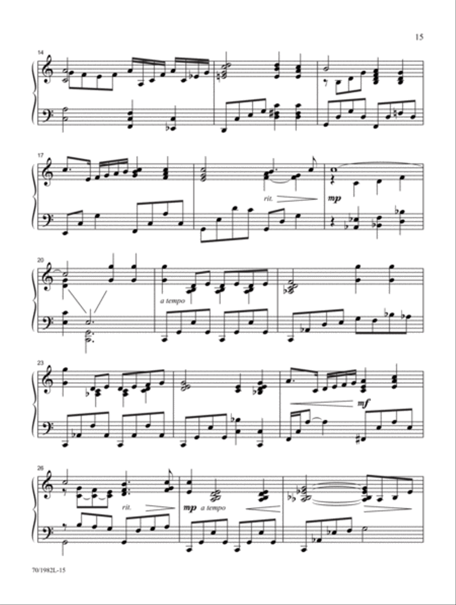 Light of The World Piano Solo scores gallery preview page 9