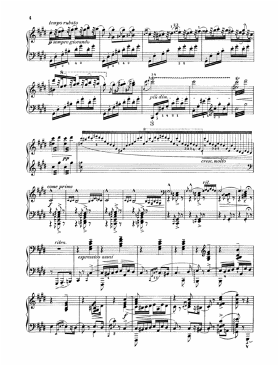 Hungarian Rhapsody No. 2 Piano Solo scores gallery preview page 3