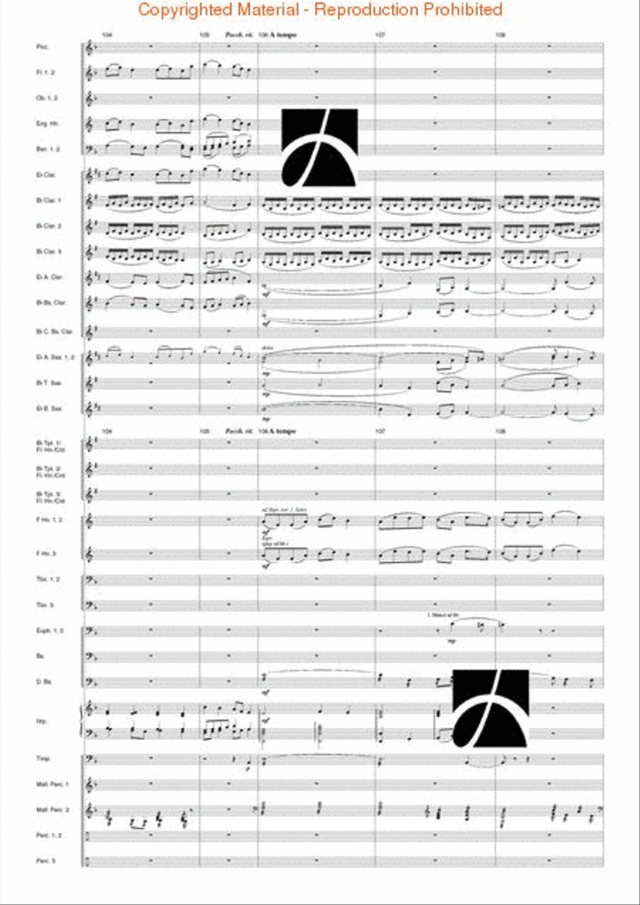 Tanczi Tanczi Concert Band scores gallery preview page 38