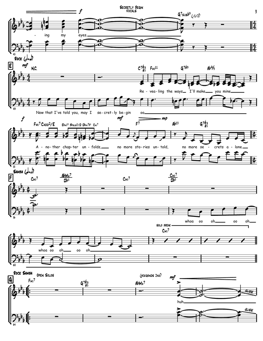 So May It Secretly Begin Choir scores gallery preview page 3