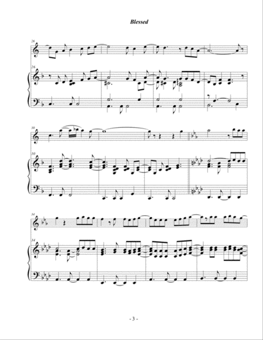 Blessed English Horn scores gallery preview page 3