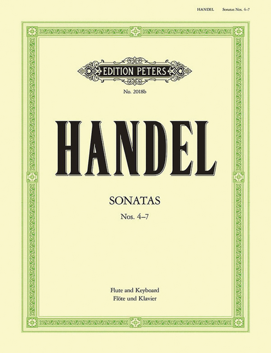 Flute Sonatas Vol. 2 Flute scores gallery preview page 1