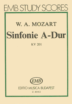 Book cover for Symphony No. 29 in A Major, K. 201