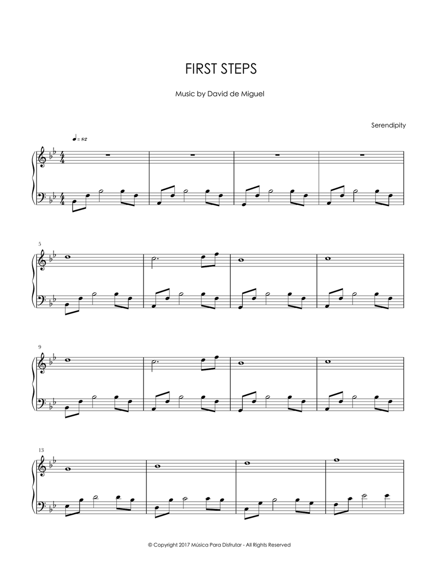 First Steps Piano Solo scores gallery preview page 1
