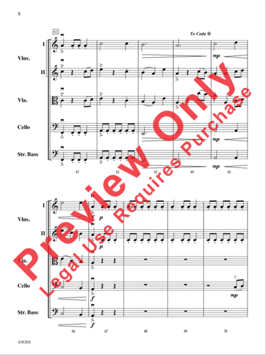 Iroquois Journey String Orchestra scores gallery preview page 9