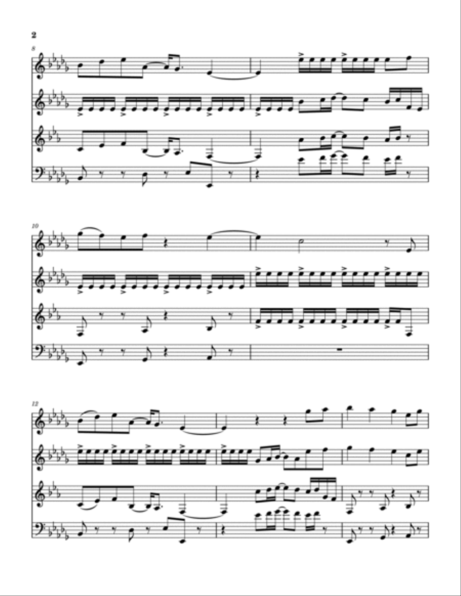 The Turning Point The Turning Point Woodwind Quartet scores gallery preview page 3