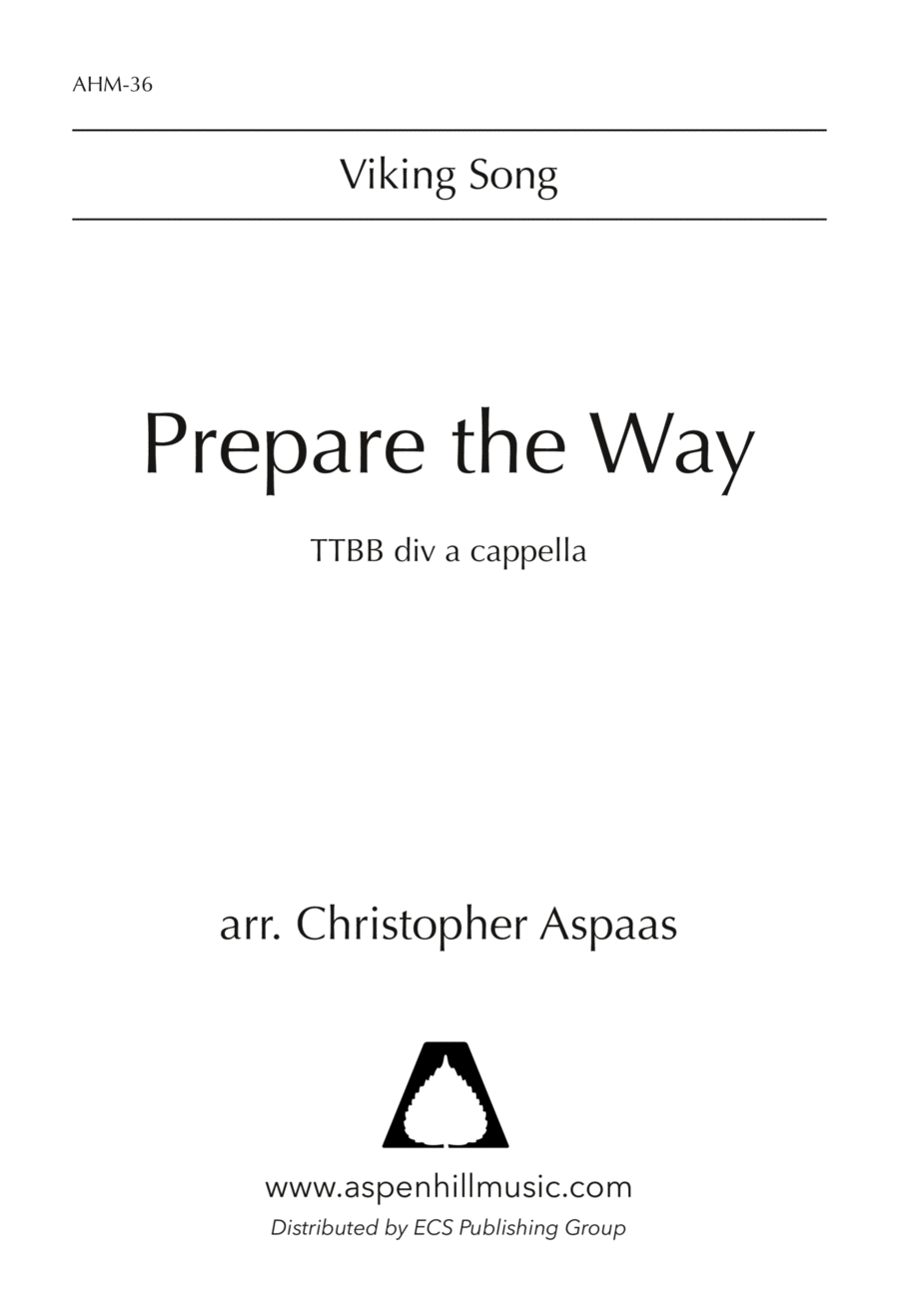Prepare the Way TTBB scores gallery preview page 1