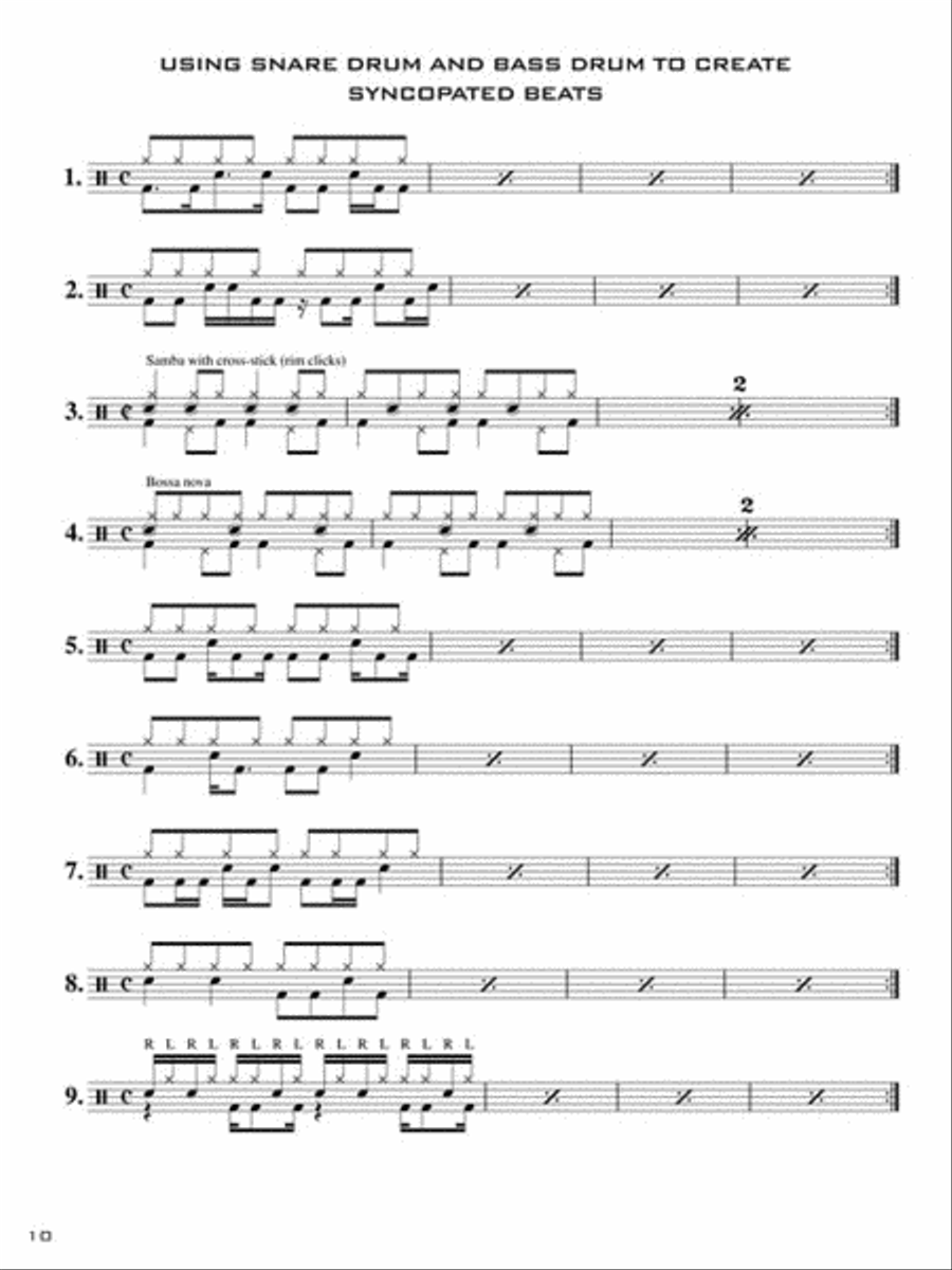 Drumset Syncopation Drum Set scores gallery preview page 5