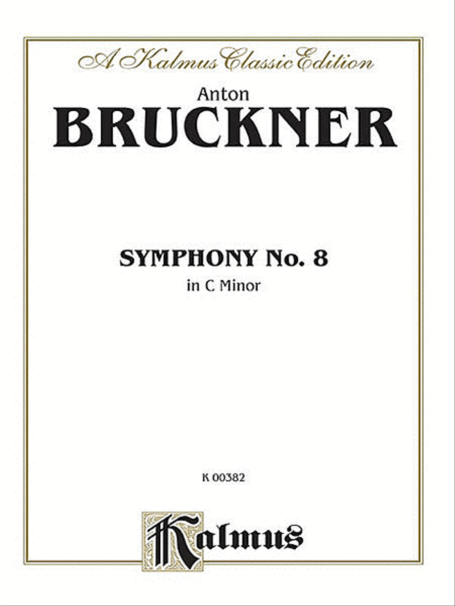 Symphony No. 8 in C Minor Full Orchestra scores gallery preview page 1