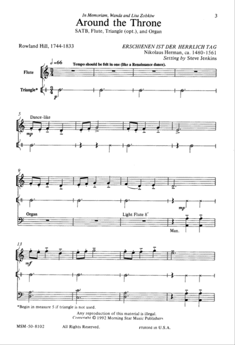 Around the Throne 4-Part scores gallery preview page 2