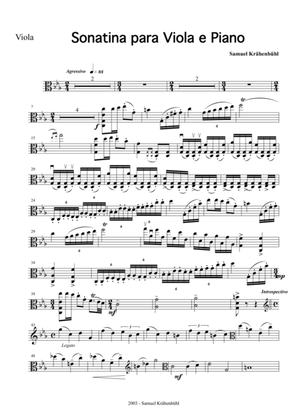 Viola Sonatina (viola part)