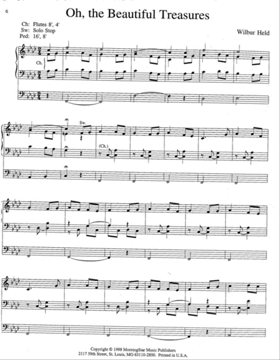 Shaker Tunes for Organ Shaker Tunes for Organ Organ Solo scores gallery preview page 3