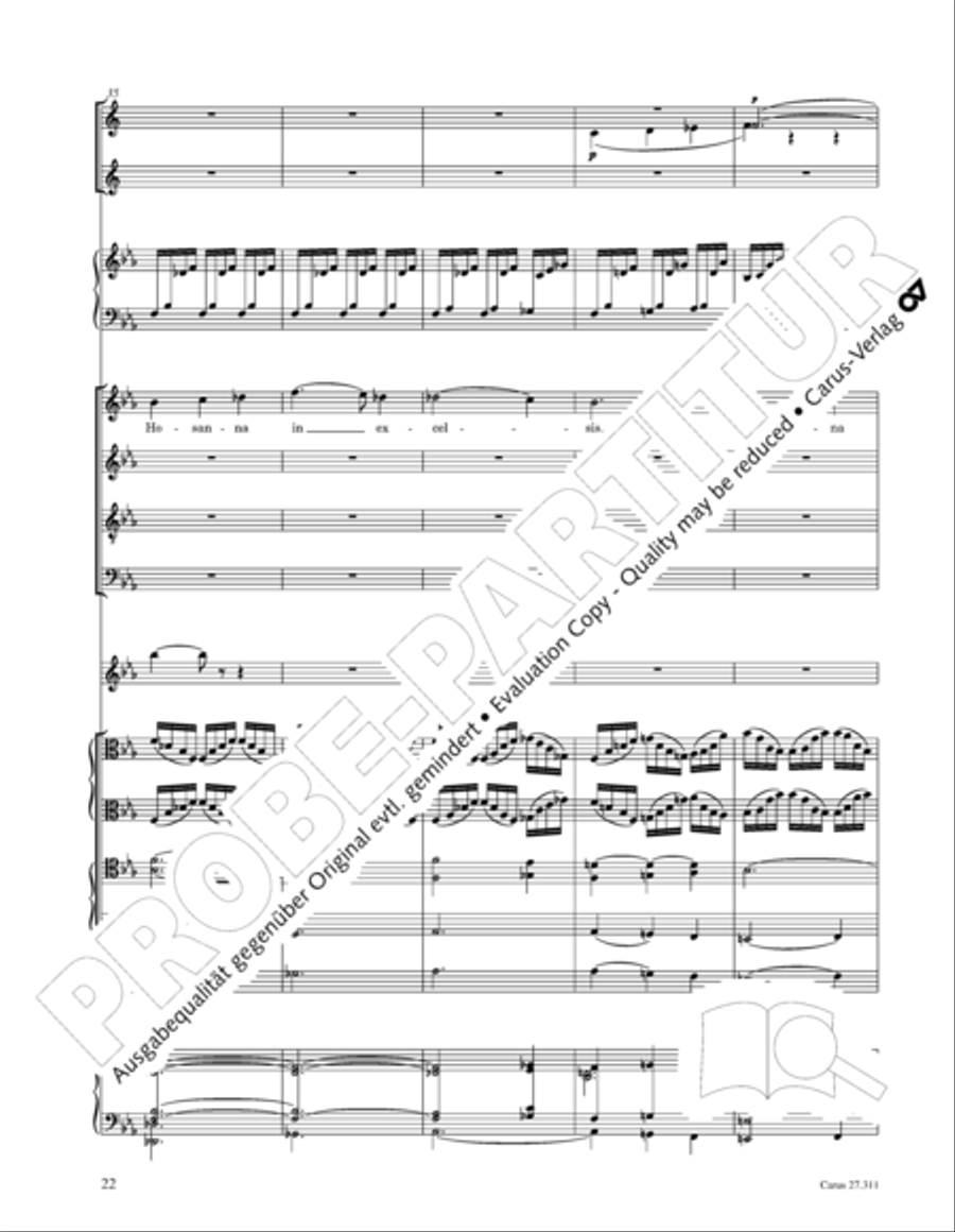 Requiem - church version (Requiem. Fassung mit kleinem Orchester) 4-Part scores gallery preview page 38