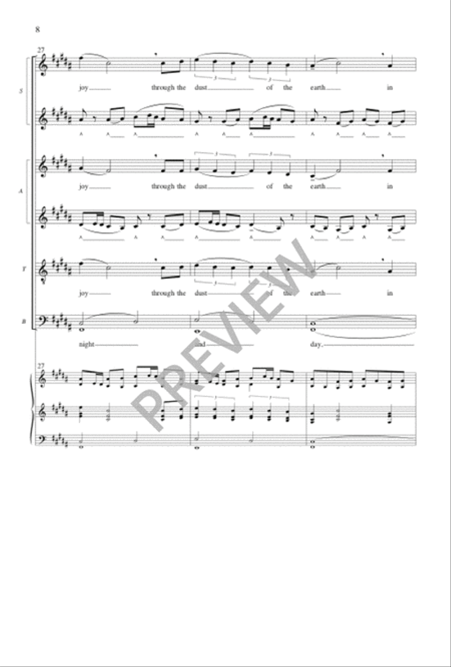 The Same Stream Divisi scores gallery preview page 9