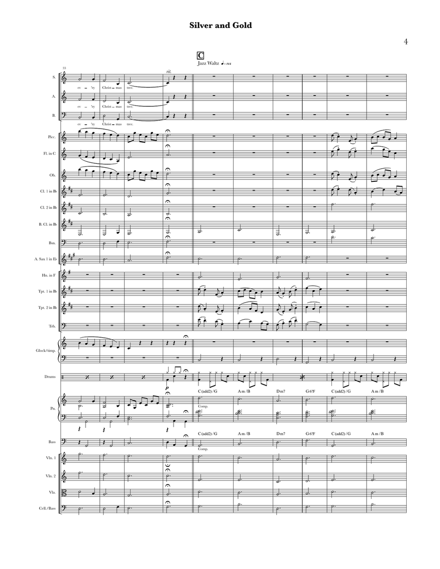 Silver And Gold Chamber Music scores gallery preview page 4