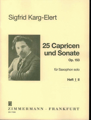 25 Caprices And Sonata Op 153 Book 1 Sax Solo