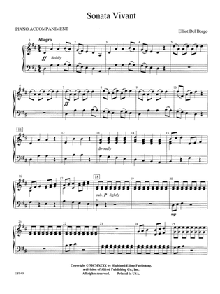 Sonata Vivant: Piano Accompaniment