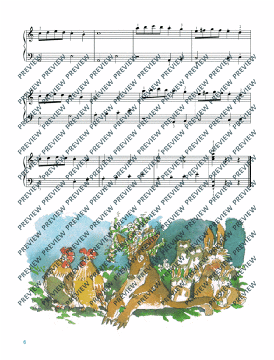 The Carnival of the Animals Piano Solo scores gallery preview page 7