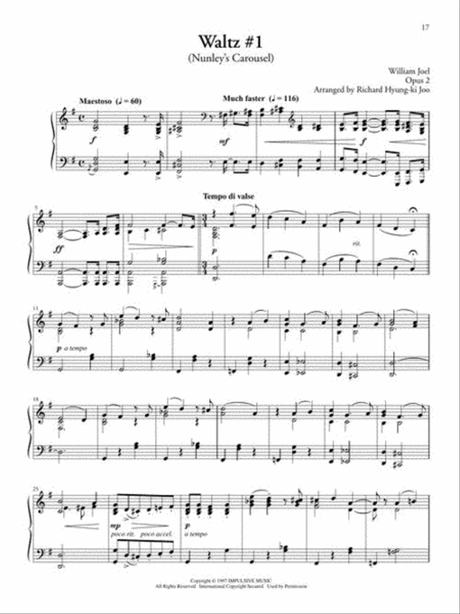 Billy Joel – Fantasies & Delusions Piano Solo scores gallery preview page 6