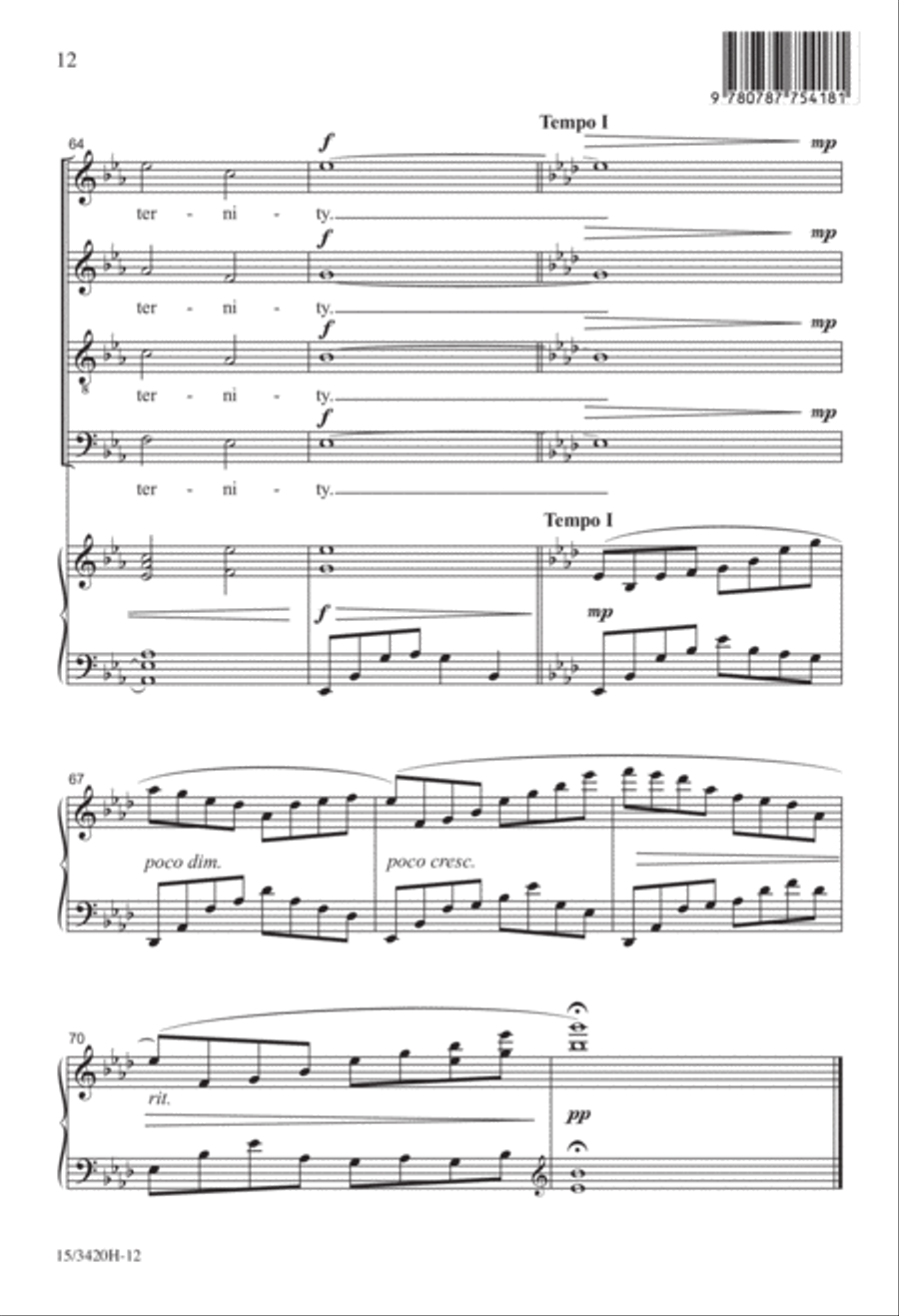 If Thou Must Love Me If Thou Must Love Me 4-Part scores gallery preview page 12