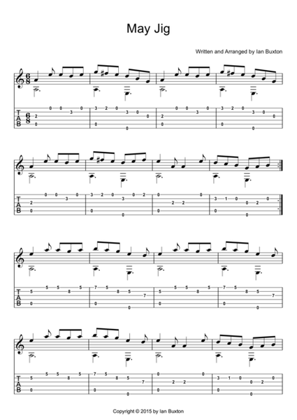 May Jig (Classical guitar arrangement)