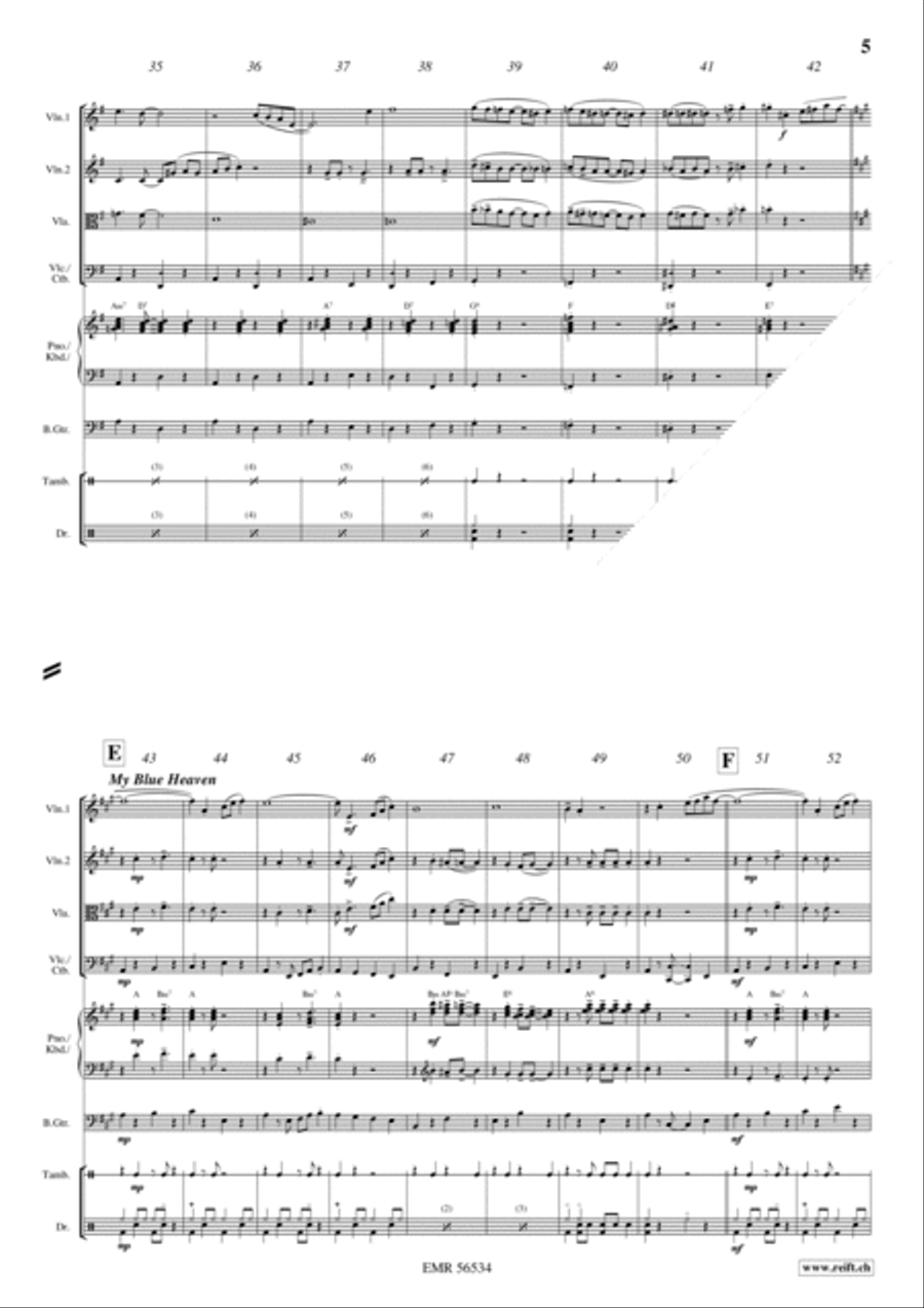 Charleston Medley Charleston Medley String Quartet scores gallery preview page 5