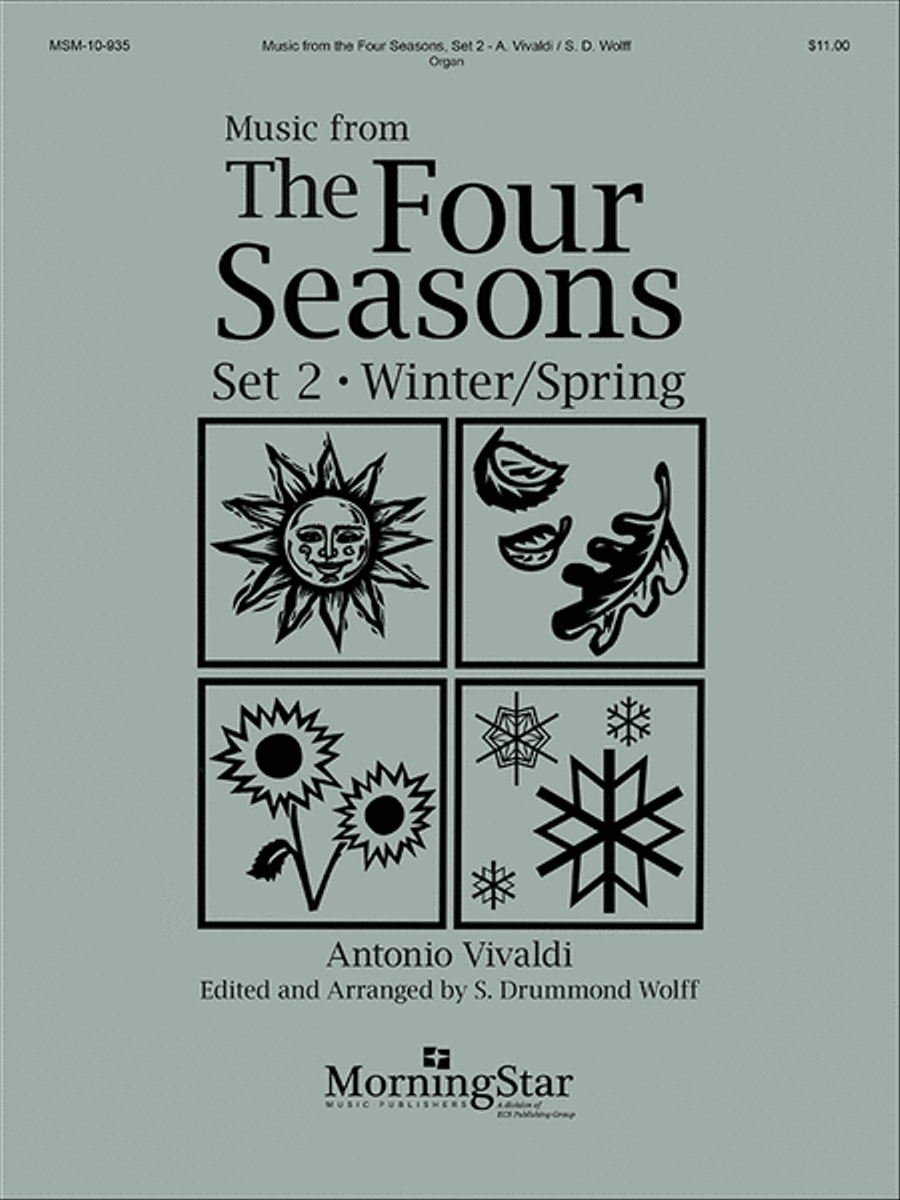 Music from The Four Seasons, Set 2 - Winter/Spring Organ scores gallery preview page 1