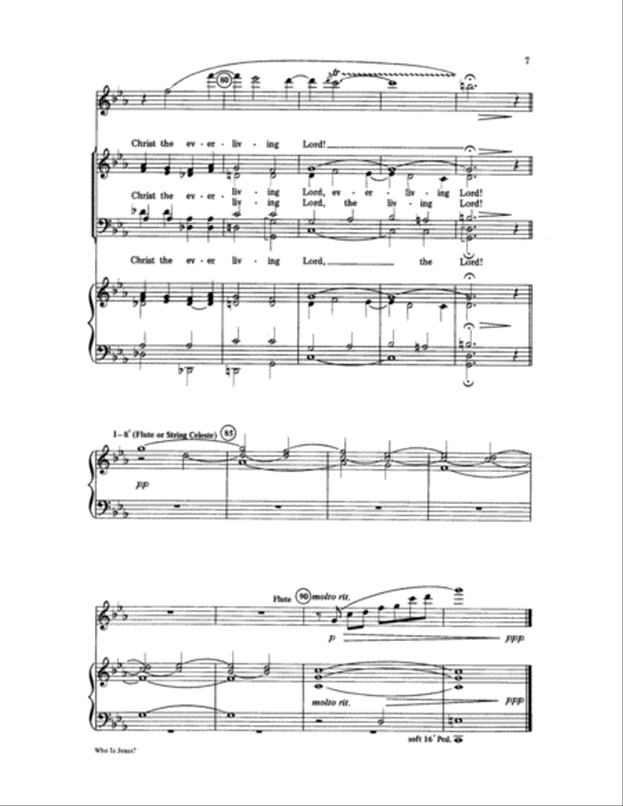 Who Is Jesus? 4-Part scores gallery preview page 7