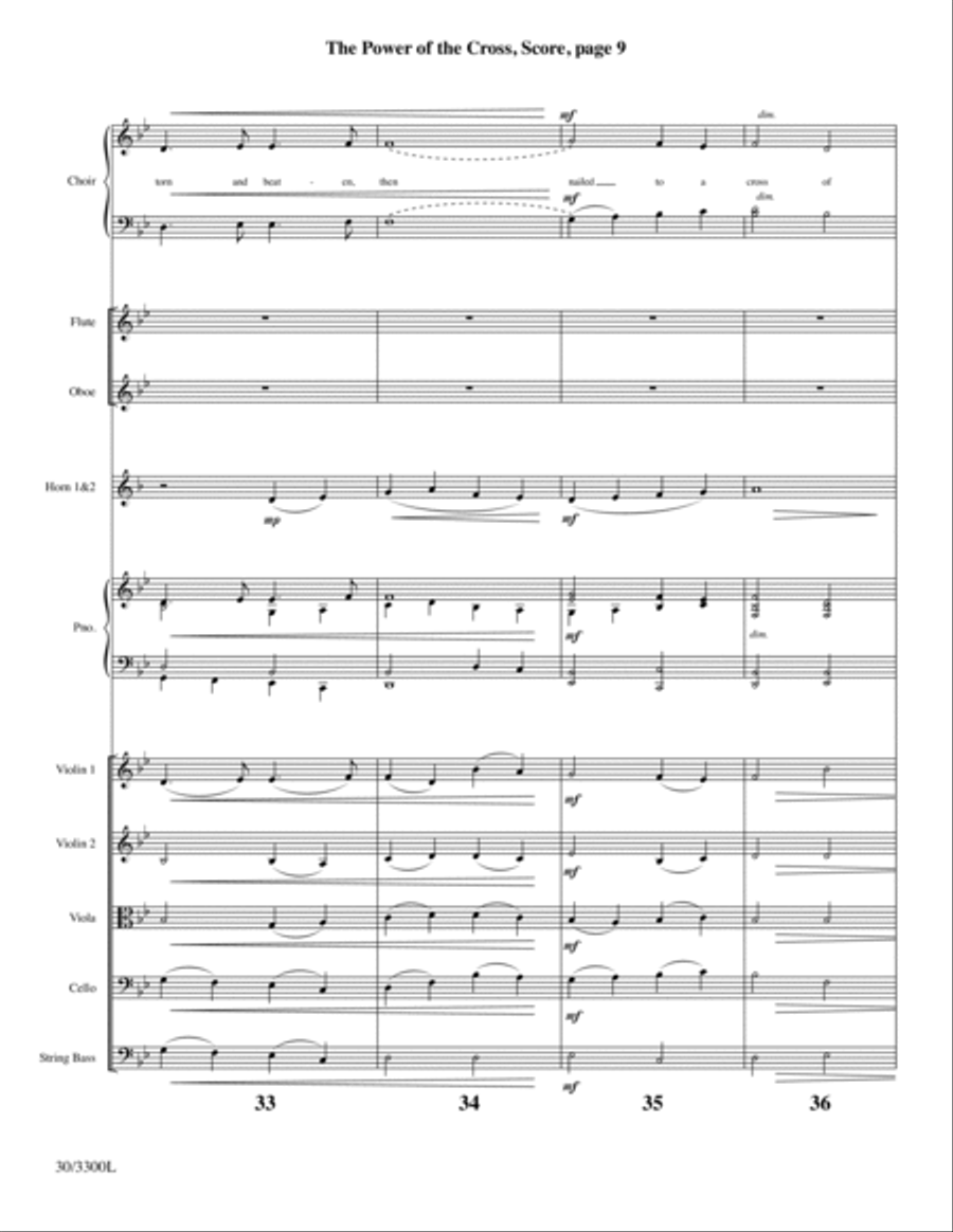 The Power of the Cross - Instrumental Ensemble Score and Parts Choir scores gallery preview page 11
