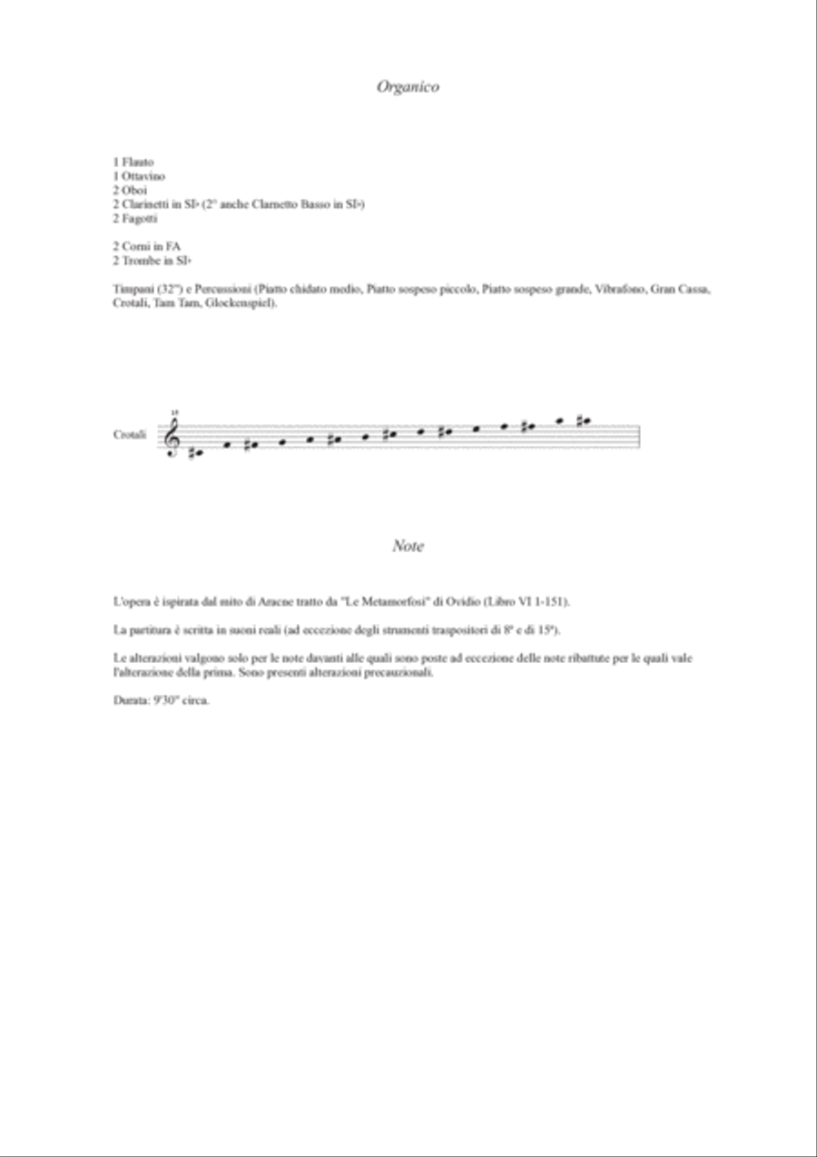 Alessandra Ravera: ARACNE (ES-22-046) - Score Only Woodwind Ensemble scores gallery preview page 4