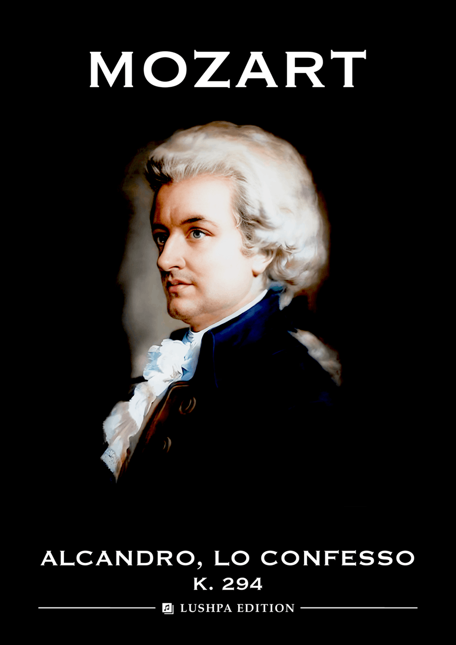 Alcandro, lo confesso, K. 294 Piano, Vocal scores gallery preview page 1