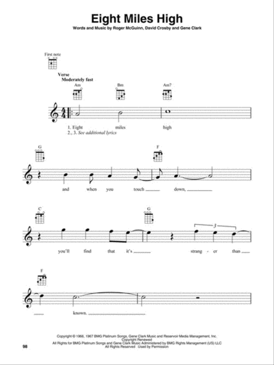 The Big Baritone Ukulele Book Baritone Ukulele scores gallery preview page 5
