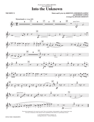 Into The Unknown (from Disney's Frozen 2) (arr. Roger Emerson) - Trumpet 2