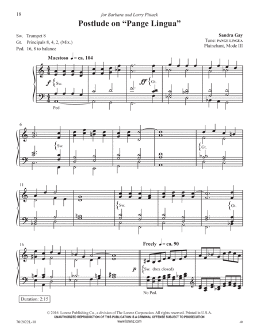 Easy Organ Library, Vol. 61 Organ Solo scores gallery preview page 8