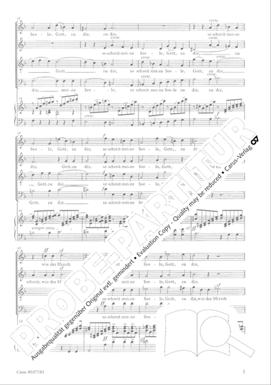 Psalm 42 4-Part scores gallery preview page 10