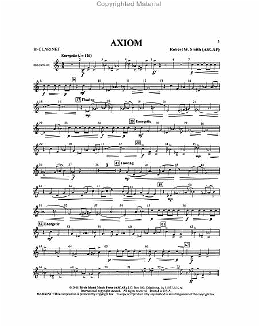 Solos for The Rising Band Musician Clarinet Solo scores gallery preview page 2