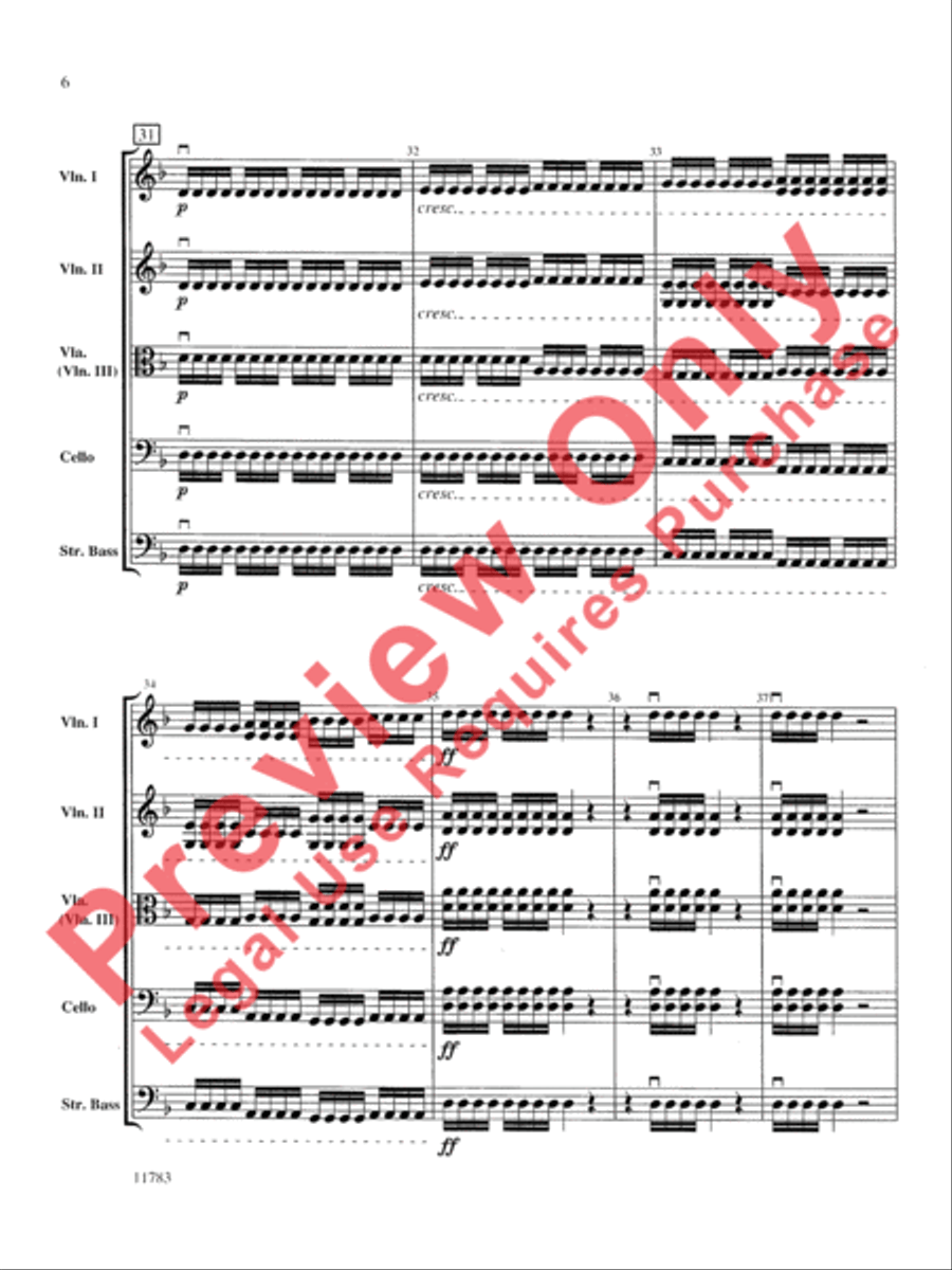 Arlington Sketches String Orchestra scores gallery preview page 7