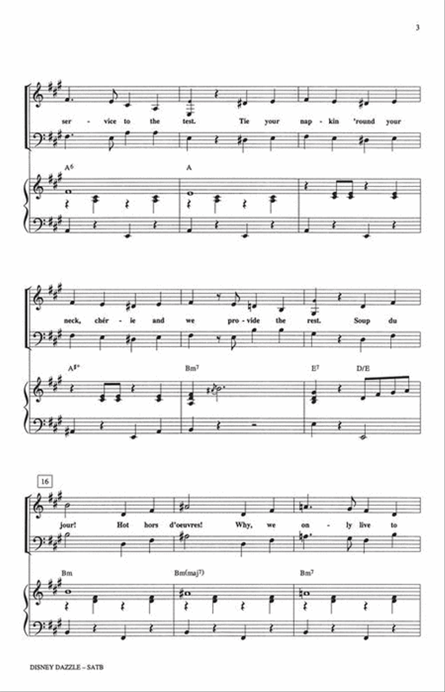 Disney Dazzle! (Medley) 4-Part scores gallery preview page 4