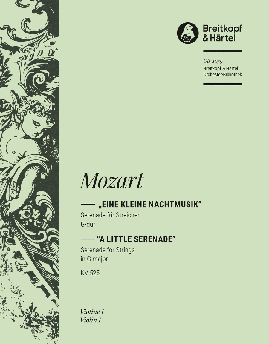 A Little Serenade in G major K. 525 Orchestra scores gallery preview page 1
