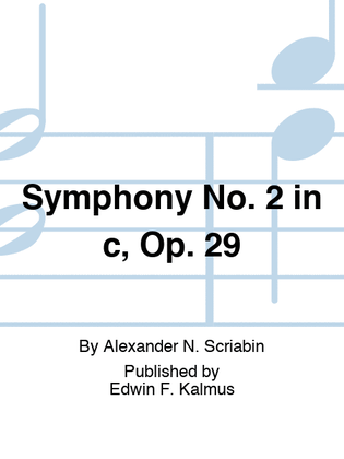 Symphony No. 2 in c, Op. 29