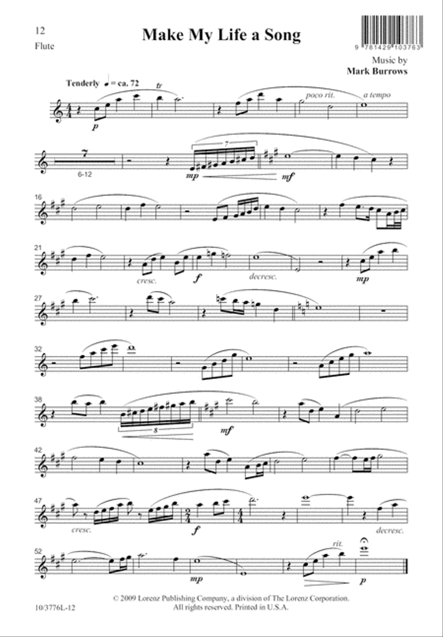 Make My Life a Song 2-Part scores gallery preview page 13