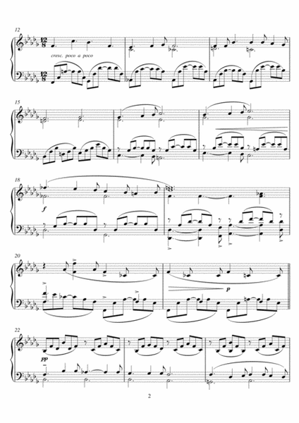 Les Berceaux (from Cradles, Op.23, No.1)
