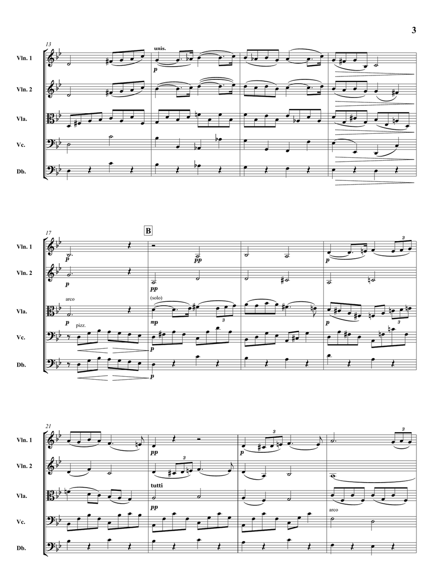 Pavane Op. 50 for String Orchestra String Orchestra scores gallery preview page 4