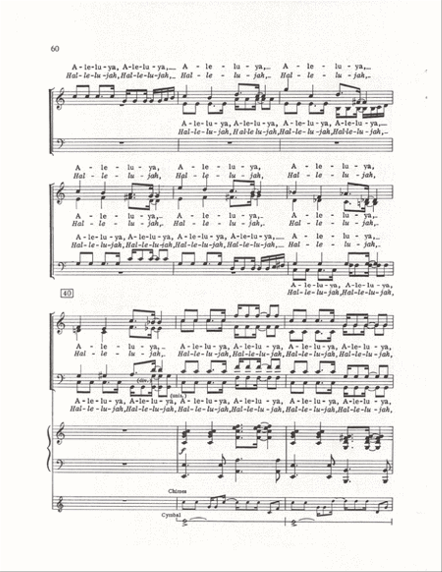 The Cuban Mass (Vocal Score) 4-Part scores gallery preview page 57