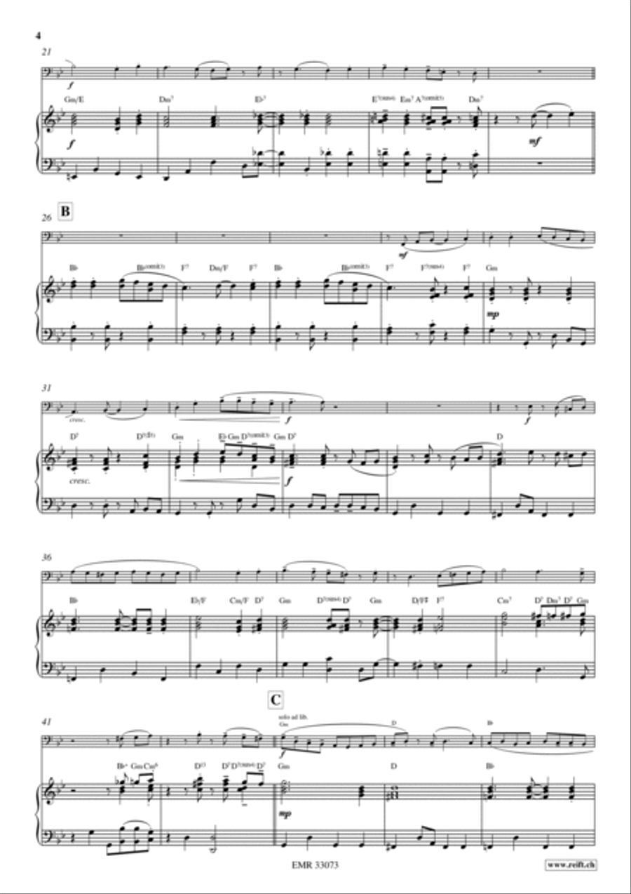 Rondo Alla Turca Trombone scores gallery preview page 5